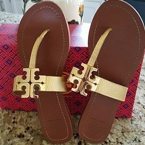 Tory Burch Gold Sandals